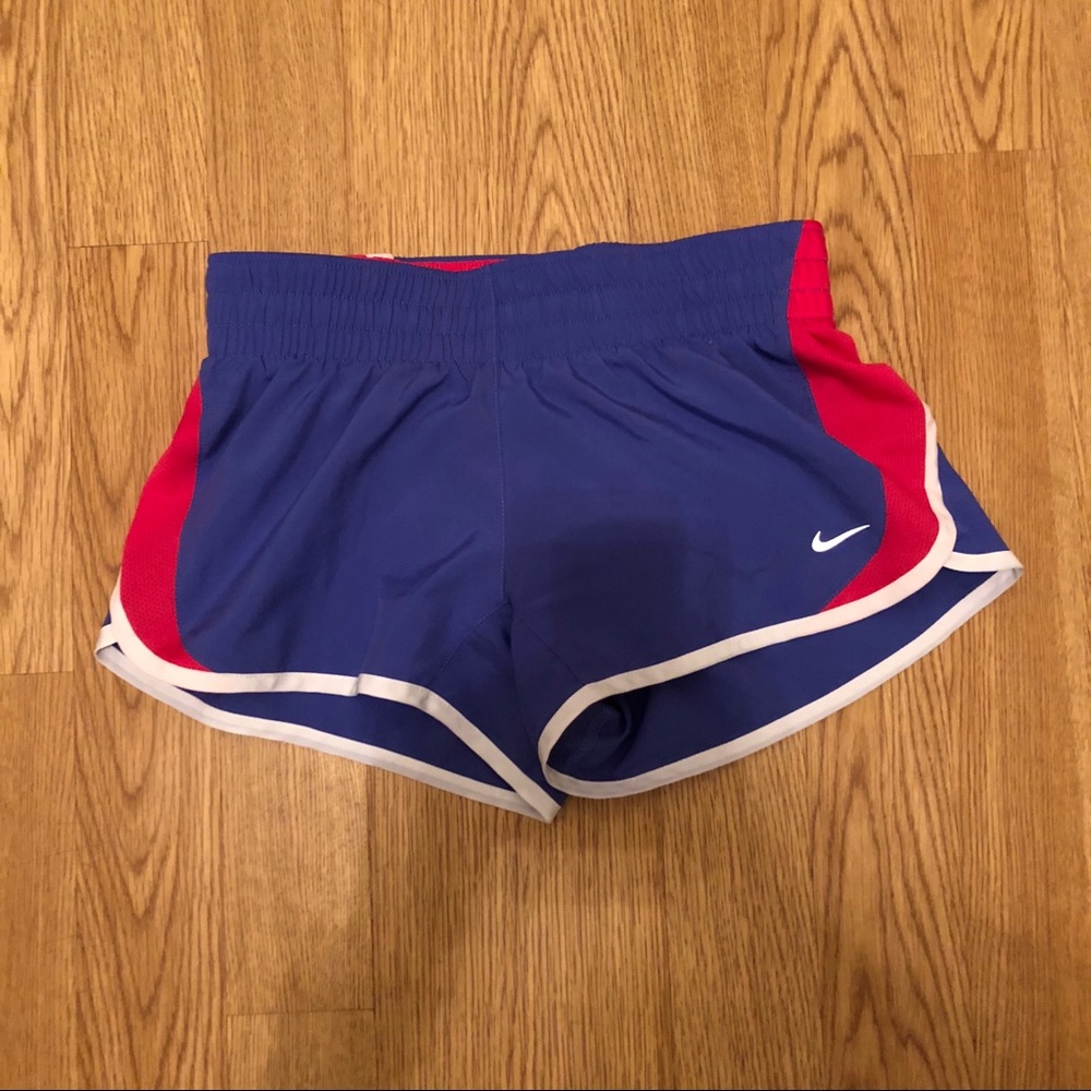 Nike DriFit Blue/Pink Athletic Shorts